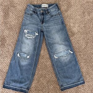 Abercrombie Kids Blue Flare & Wide Leg Jeans - 5/6 Long